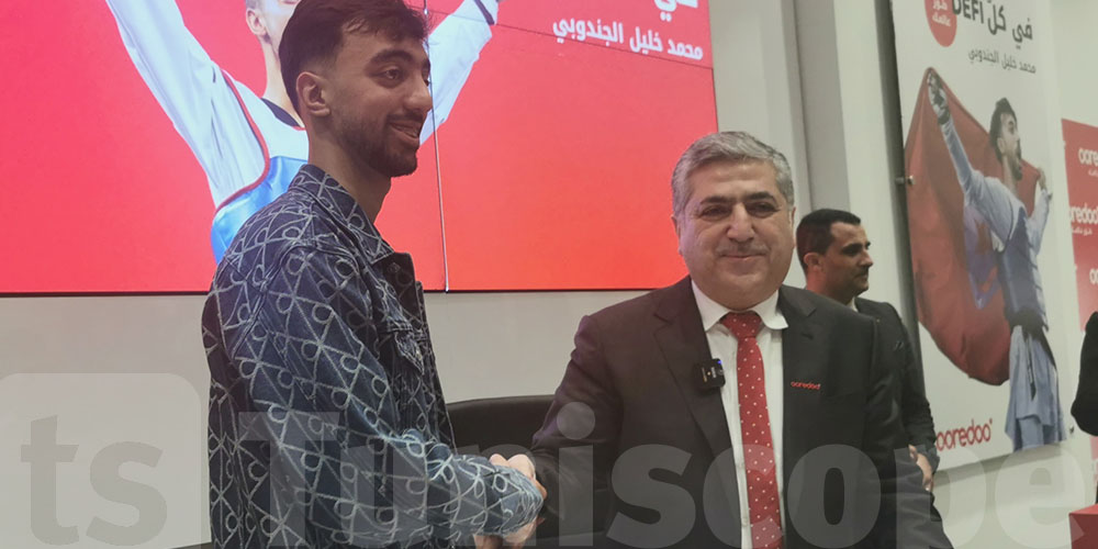 En photo : Ooredoo sponsorise le champion du monde de taekwondo Mohamed Khalil Jendoubi